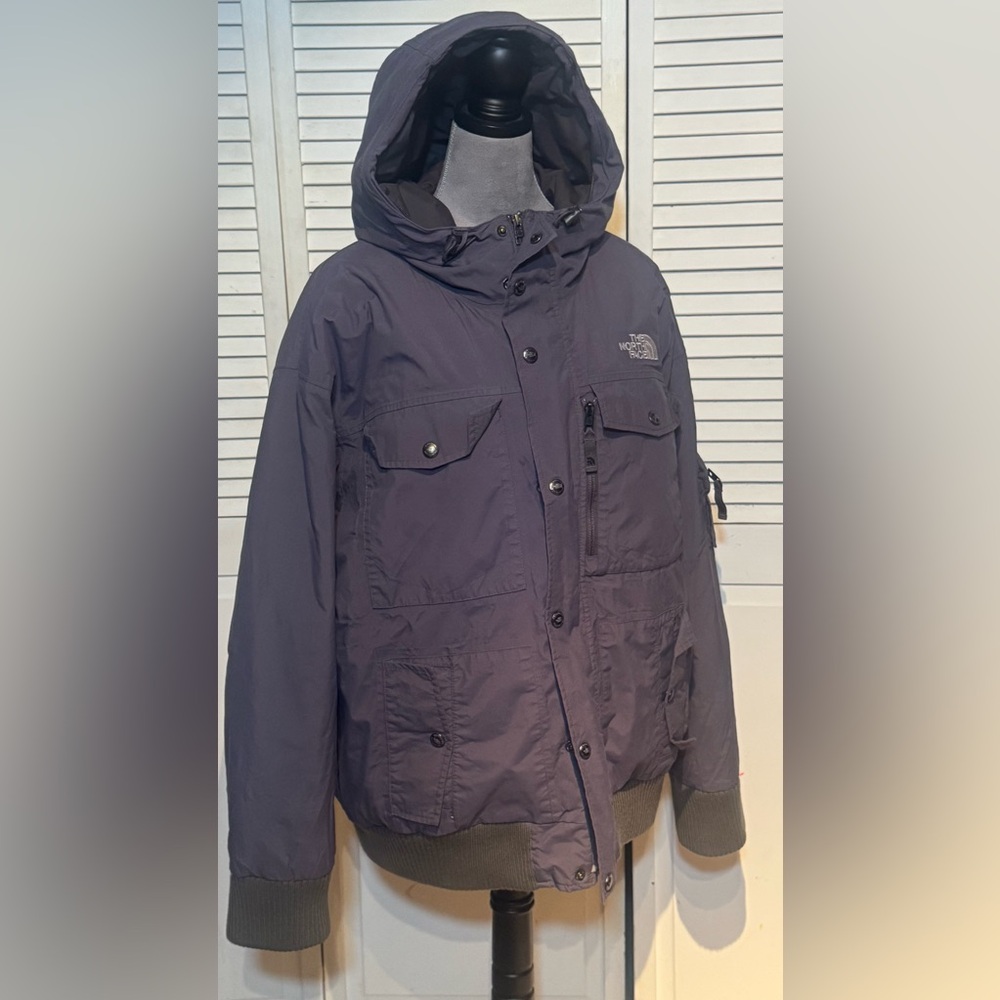 The North Face HyVent Bomber Goose Puffer Down Jacket Men’s Size X-Large Vintage - Picture 8 of 13